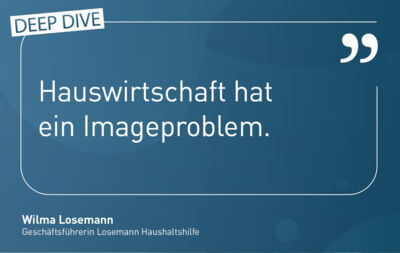 Zitat - "Hauswirtschaft hat ein Imageproblem"